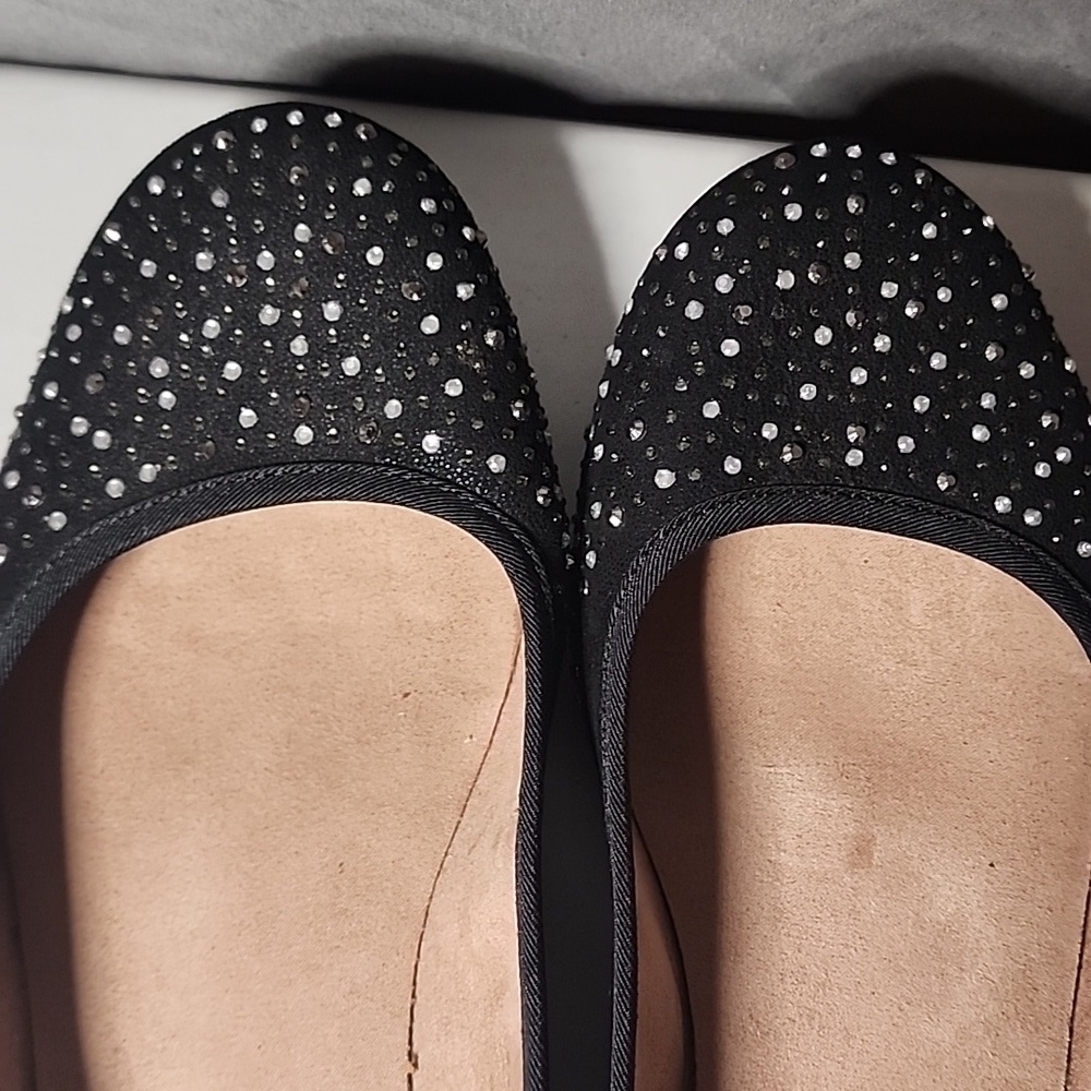 Style & Co. Black Sparkle Flats - Picture 5 of 7
